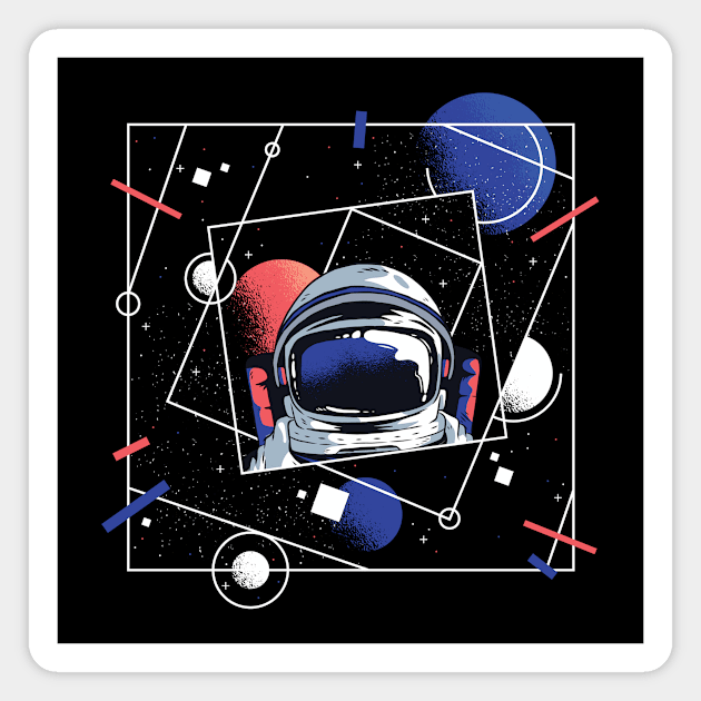 80s Astronaut Magnet by Urban_Vintage